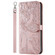 iPhone 15 Pro Life Tree Embossing Pattern Leather Phone Case - Rose Gold