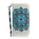 iPhone 15 Pro 3D Colored Horizontal Flip Leather Phone Case - Peacock Wreath