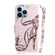 iPhone 15 Pro 3D Colored Horizontal Flip Leather Phone Case - Butterfly High-heeled