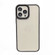iPhone 15 Pro Macaron High Transparent PC Phone Case - Black