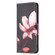 iPhone 15 Pro Colored Drawing Pattern Flip Leather Phone Case - Lotus
