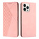 iPhone 15 Pro Diamond Splicing Skin Feel Magnetic Leather Phone Case - Rose Gold