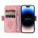 iPhone 15 Pro BETOPNICE Dual-side Buckle Leather Phone Case - Pink