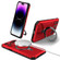 iPhone 15 Pro MagSafe Magnetic Holder Phone Case - Red