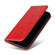 iPhone 15 Pro Fierre Shann PU Genuine Leather Texture Phone Case - Red