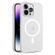 iPhone 15 Pro MagSafe Frosted Translucent Mist Phone Case - White