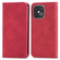 iPhone 15 Pro Retro Skin Feel Magnetic Flip Leather Phone Case - Red