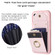 iPhone 15 Pro BF29 Organ Card Bag Ring Holder Phone Case - Pink