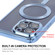iPhone 15 Pro ENKAY Hat-Prince Magsafe Electroplated TPU Clear Shockproof Phone Case - Silver