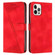 iPhone 15 Pro Dream Triangle Leather Phone Case with Lanyard - Red