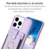 iPhone 15 Pro BF27 Metal Ring Card Bag Holder Phone Case - Purple