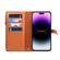 iPhone 15 Pro ESEBLE Star Series Lanyard Zipper Wallet RFID Leather Case - Brown