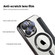 iPhone 15 Pro MagSafe Magnetic RFID Anti-theft Leather Phone Case - Black
