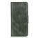 iPhone 15 Plus Mirren Crazy Horse Texture Horizontal Flip Leather Phone Case - Dark Green