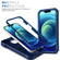 iPhone 15 Plus Sliding Camshield Holder Phone Case - Blue