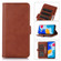 iPhone 15 Plus Cow Texture Leather Phone Case - Brown