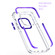 iPhone 15 Plus Two-color TPU Transparent PC Shockproof Phone Case - Blue