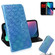 iPhone 15 Plus Colorful Magnetic Buckle Leather Phone Case - Blue