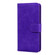 iPhone 15 Plus Skin Feel Pure Color Flip Leather Phone Case - Purple