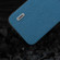 iPhone 15 Plus ABEEL Genuine Leather Litchi Texture Phone Case - Blue