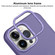 iPhone 15 Plus Frosted Translucent Mist Phone Case - Dark Purple