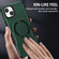 iPhone 15 Plus MagSafe Shockproof Armor Phone Case - Dark Green