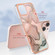 iPhone 15 Plus Electroplating Marble Dual-side IMD Phone Case - Rose Gold 015