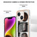 iPhone 15 Plus Electroplating Marble Dual-side IMD Phone Case - Retro Radio