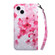 iPhone 15 Plus 3D Painted Leather Phone Case - Red Flower