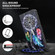 iPhone 15 Plus 3D Painted Leather Phone Case - Colorful Dreamcatcher