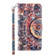 iPhone 15 Plus 3D Painted Leather Phone Case - Colorful Mandala