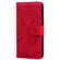 iPhone 15 Plus Tiger Embossing Pattern Leather Phone Case - Red