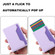 iPhone 15 Plus RFID Anti-theft Detachable Card Bag Leather Phone Case - Purple