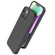 iPhone 15 Plus hoco Pure Series Magnetic Liquid Silicone Phone Case - Black