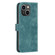 iPhone 15 Plaid Embossed Leather Phone Case - Green