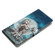 iPhone 15 Colored Drawing Leather Phone Case - Twin Wolves