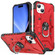 iPhone 15 Ring Holder Phone Case  - Red