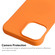 iPhone 15 ENKAY Ultra-thin Matte Frameless PC Phone Cas - Orange