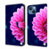 iPhone 15 Crystal 3D Shockproof Protective Leather Phone Case - Pink Petals