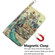 iPhone 15 3D Colored Horizontal Flip Leather Phone Case - Zoo