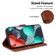 iPhone 15 7-shaped Embossed Leather Phone Case - Brown