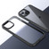 iPhone 15 Ice Crystal Transparent PC + TPU Phone Case - Grey