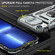 iPhone 15 Armor PC + TPU Camera Shield Phone Case - Grey