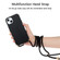 iPhone 15 Wheat Straw Material + TPU Phone Case with Lanyard - Black