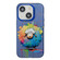 iPhone 15 Animal Pattern Oil Painting Series PC + TPU Phone Case - Sheep