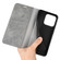 iPhone 15 Retro-skin  Magnetic Suction Leather Phone Case - Grey