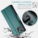 iPhone 15 CaseMe 023 Butterfly Buckle Litchi Texture RFID Anti-theft Leather Phone Case - Pearly Blue