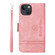 iPhone 15 BETOPNICE Dual-side Buckle Leather Phone Case - Pink