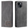 iPhone 15 TTUDRCH RFID Retro Texture Magnetic Leather Phone Case - Grey