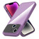 iPhone 15 Large Window Acrylic + TPU Phone Case - Night Purple